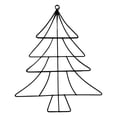 thumbnail image 2 of Soporte de Hierro para de Navidad, Decoración única para Colgar en La Pared, Ideal para Patios Y Exteriores, con Forma de , Decoración Artí Negro, 2 of 8
