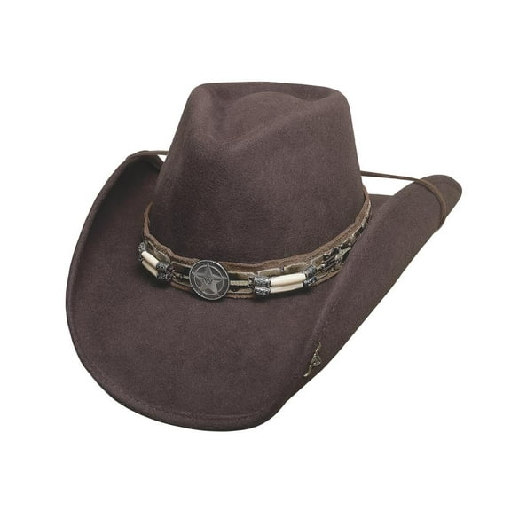 Bullhide Hats 0445Ch Cowboy Collection Skynard Chocolate Cowboy Hat