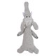thumbnail image 2 of Juguete de peluche de elefante, Material suave y seguro, mordedor para cachorros, diseño chirriante, juguete de peluche para perros, juguete para cachorros, 2 of 13