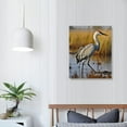 thumbnail image 3 of Nawypu Wild Animals Greater Sandhill Crane Dancing Beautiful Bird Canvas Poster Bedroom Decor Sports Landscape Office Room Decor Gift,Canvas Poster Wall Art Decor Print Picture Paintings 16x20 inch, 3 of 4