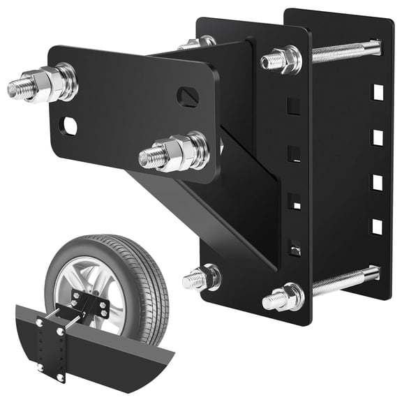 Ngardk Trailer Spare Tire Mount, Boat Spare Tire Mount for Utility Trailer, Fits 4 5 6 8 Lugs Trailer Wheels, Holds Up to 150 Lbs