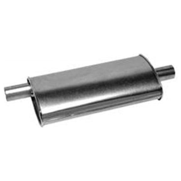 WALKER EXHST 18101 Universal Tru-Fit Exhaust Mufflers - Silver