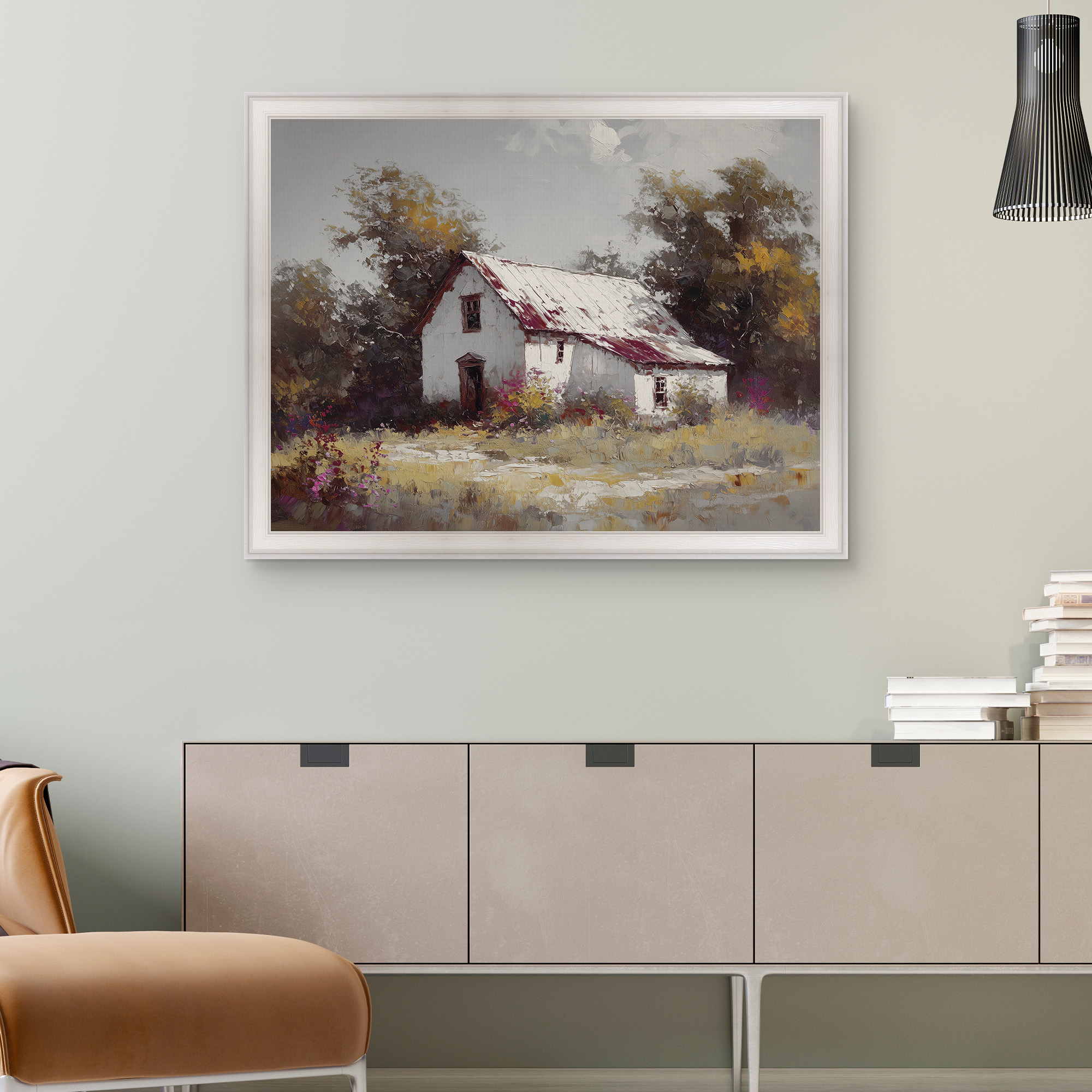A Slice of Country Framed Canvas