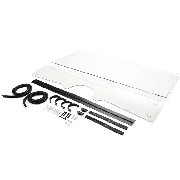 2007-2018 Jeep Wrangler JK JKU Steel Door Body Armor Cladding Rocker Guards