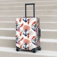thumbnail image 2 of Lsque Koi Fish And Corals Printed Luggage Cover, Travel Luggage Protector,Scratch and Dirt Resistant, Fits 18-32 Inch Luggage - Small, 2 of 9