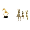 thumbnail image 1 of Figura de delfín sentado, estatua, escultura, adorno de resina, material cerámico, escultura decorativa de animal, adecuada para regalar, decoración d, 1 of 8