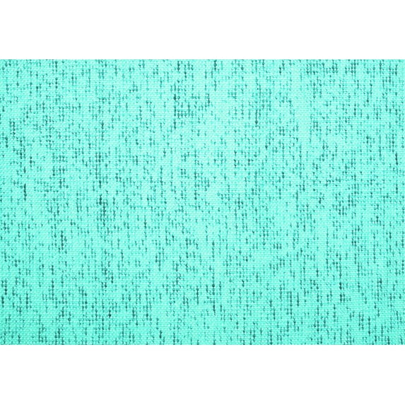 Ahgly Company Indoor Rectangle Abstract Turquoise Blue Contemporary Area Rugs, 6' x 9'