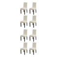 thumbnail image 2 of Wweixi 4pack/lot Stylish Chair Covers For Dining - Transform Dining Room With Ease Durable Cover For Dining white 2Set, 2 of 6
