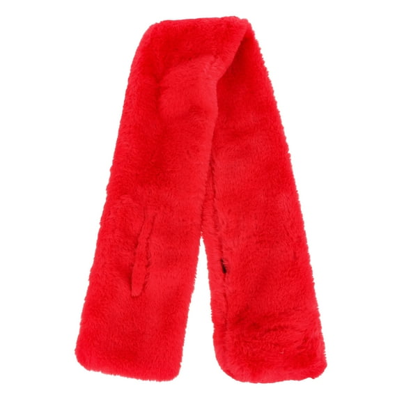 EeaseMX 1 pieza de bufanda de cuello de felpa para mujer, otoño e invierno, cálida, chal de felpa