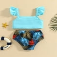 thumbnail image 3 of Sister and Brother Matching Swimsuits Girls Two-Piece Bikini Sets  Boys Swim Shorts Trunks, 3 of 8