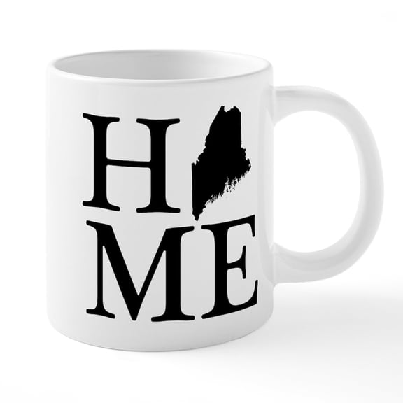 CafePress - Maine Home - 20 Oz White Ceramic Mega Mug