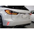 thumbnail image 4 of Dark Smoked Lens Full LED Lower Bumper Reflector Lights For Lexus 2015-2021 RX350 RX450h, Function as Tail, Brake & Rear Fog Lamps, 4 of 9