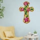 thumbnail image 3 of 5D diamante pintura ornamento para niños adultos decoración de pared taladro completo Pascua pintura por números Kit cristal mosaico rosa cruz, 3 of 8