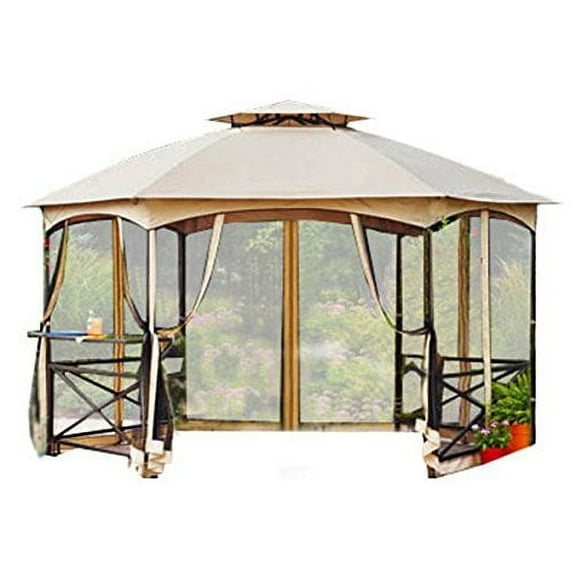 Garden Winds Crossman Hexagon Gazebo Replacement Canopy Top