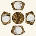 thumbnail image 2 of Leopard print seamless pattern Round Table Placemats Set Of 5 Wedge Table Mats Washable Heat Resistant Place Mat For Dining Table Kitchen Farmhouse Restaurant, 2 of 6