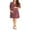 Wine Red White Dots, variant on Nituyy Women Maternity Dress Casual V Neck Dot/Floral Print Half Sleeve Dress for Pregnancy Clothes Photoshoot