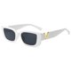 thumbnail image 1 of Gafas de sol rectangulares de marca de lujo para mujer, anteojos de sol con montura pequeña Vintage, gafas cuadradas negras clásicas para mujer, 1 of 5