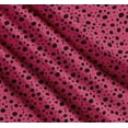 thumbnail image 3 of Soimoi Pink Cotton Voile Fabric Black Dots Print Fabric by Yard 42 Inch Wide, 3 of 7