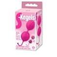 thumbnail image 3 of Sex toy Gift Set bundle of Pocket Pink, Mini Masturbator Trio And Icon Brands S-Kegels, Silicone Kegal Balls, Pink, 3 of 5