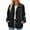 Black & Grey, variant on Women Casual Long Sleeve Lapel Button Outerwear Loose Boyfriend Style Jacket Fashion Denim Jacket Dark Blue M
