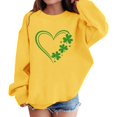 thumbnail image 2 of Otqutp Girls St Patricks Day Sweatshirt Cute Crewneck Irish Clove𝐫 T-Shirt Long Sleeve Pullover Sweater Teens Saint Patty's Outfit, 2 of 8