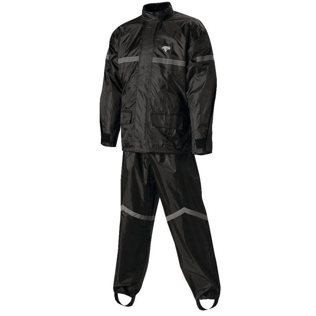Nelson-Rigg Stormrider Rain Suit (Black/Black, XXXX-Large)