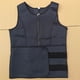 thumbnail image 5 of Entrenador de cintura para hombre, entrenamiento con cremallera, sudor, sauna, control de barriga, cinturón ajustable, chaleco moldeador de cuerpo para caminar, correr, culturismo, negro, L, 5 of 12