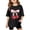Black, variant on ibiyuan Girls T Shirt Girls Floral Cherry Print Short Sleeve Tee Lightweight Summer Casual Top Comfortable Fit Everyday Wear Pink