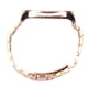 thumbnail image 3 of Correa de muñeca para reloj inteligente, antipérdida de acero inoxidable con hebilla plegable de doble cierre para Mi Band 6, oro rosa, 3 of 10