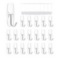 thumbnail image 1 of Ganchos de pared MOVELYST transparentes con 18 tiras adhesivas, sin dañar la superficie, 1 of 8