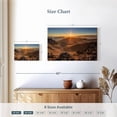 thumbnail image 4 of Elephant Stock Haleakala Volcano Golden Sunrise Wall Art - Horizontal Canvas Wall Art - Living Room Wall Decor - Nature Canvas - Brown And Blue Decor - 12" x 8", 4 of 8