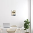 thumbnail image 2 of Stupell Industries Brown Blue Abstract Shapes Graphic Art White Framed Art Print Wall Art, Design by Jackie Hanson, 2 of 7