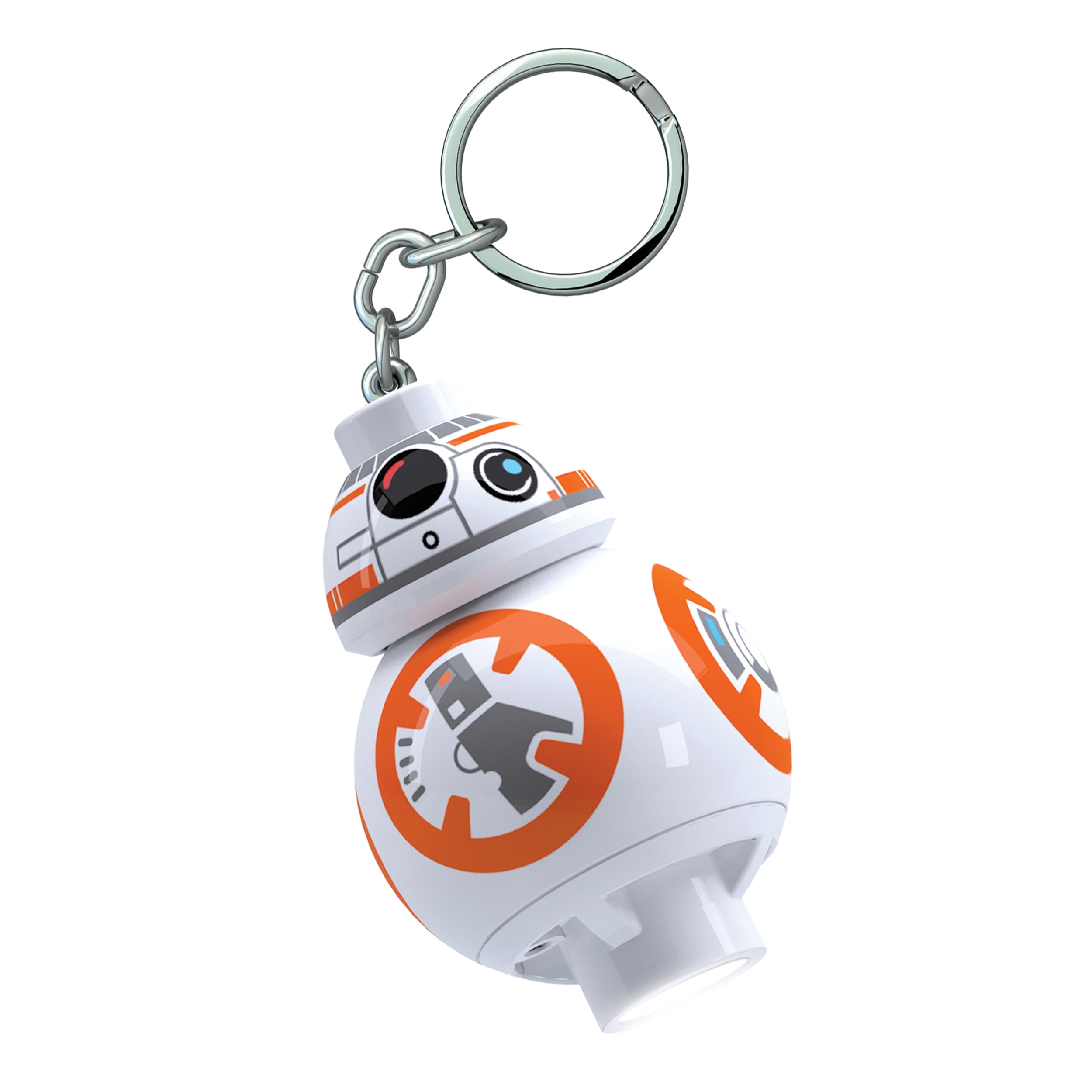 Unisex 2019 Hot Star Wars BB-8 Light Up LED Flashlight Keyring KeyChain Toys 