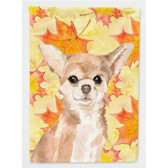 Chihuahua Fall Flag Garden Size