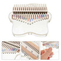 OUNONA 17-Tone Acrylic Kalimba Exquisite Thumb Piano for Beginners Portable Musical Instrument Thumb Piano 17 Keys Finger Piano Portable Musical Instrument