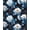 Black/Blue, variant on Purple Floral Wallpaper Peel and Stick Boho Wallpaper Dark Floral Contact Paper Waterproof Self Adhesive Vintage Botanical Wall Paper for Bedroom Walls Cabinet Decor 17.5“x118”