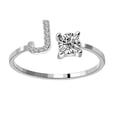 thumbnail image 1 of Minnieouse Anillo abierto con letra mayúscula, anillos de compromiso reutilizables, regalo de joyería, letra I Ropa, zapatos y accesorios Miscelánea Letra i Minnieouse AP0276-10, 1 of 5