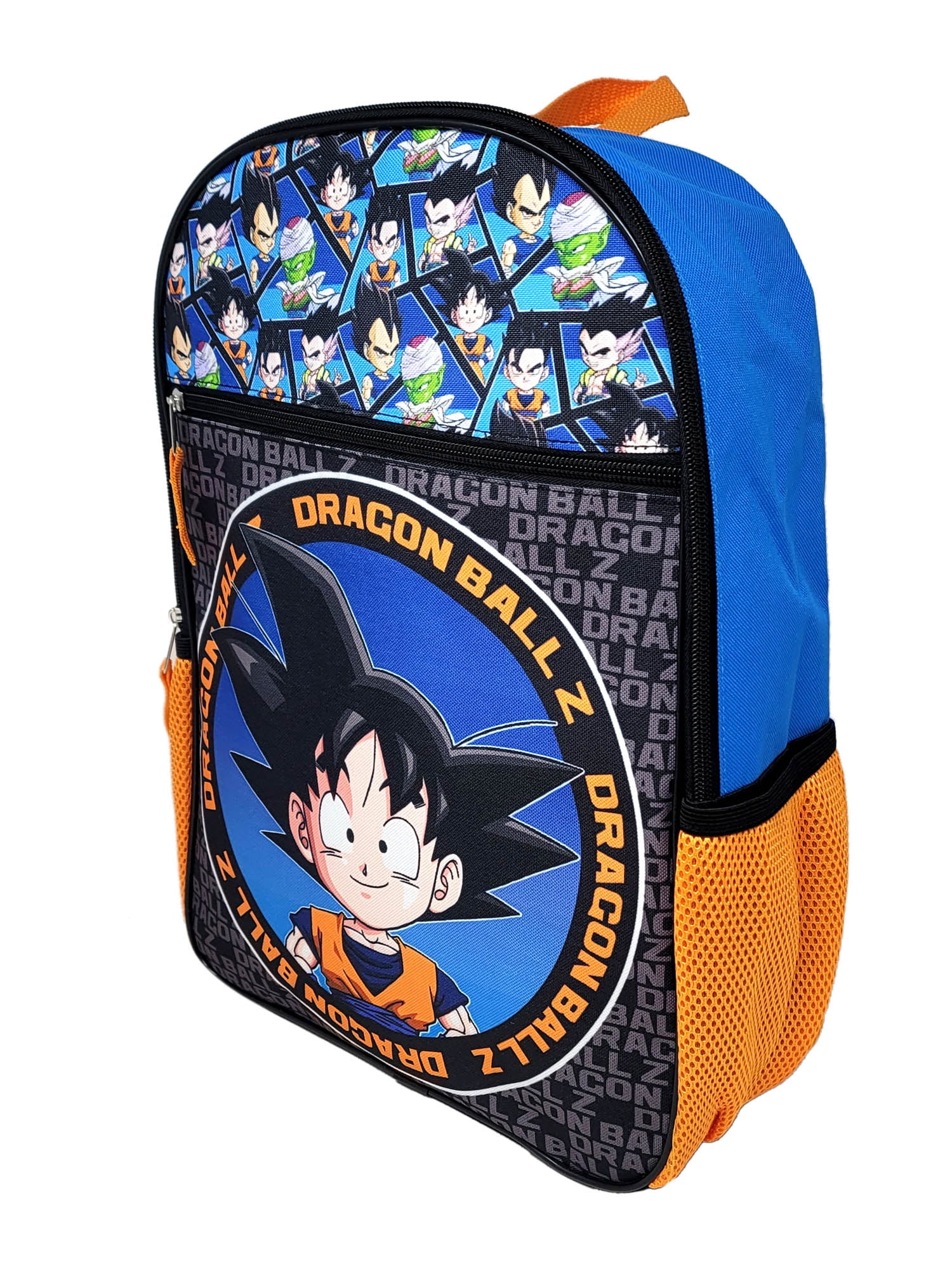Dragon Ball Z Kids' Backpack with Lunch Bag 4-Piece Set Multi
