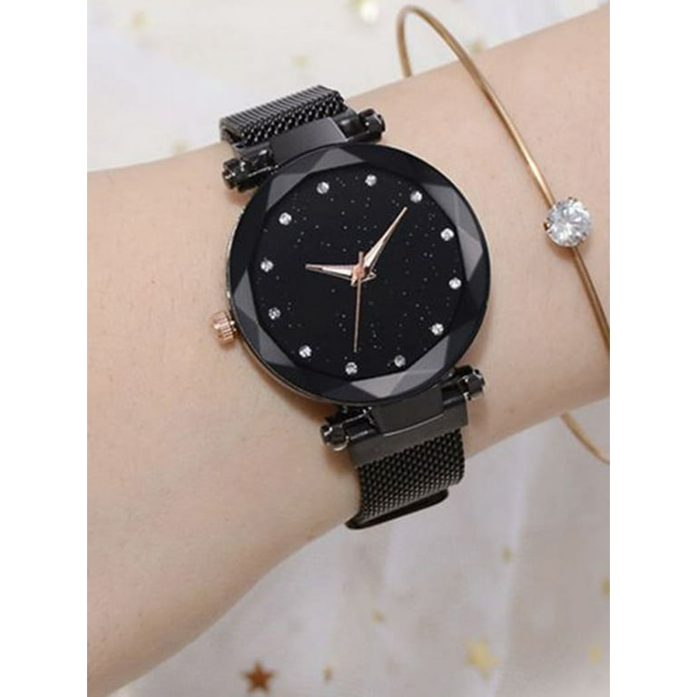Woman starry top sky waterproof watch