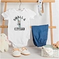 thumbnail image 3 of Plankton Cartoon Small and Mighty Romper Boys or Girls Infant Baby Brisco Brands NB, 3 of 6