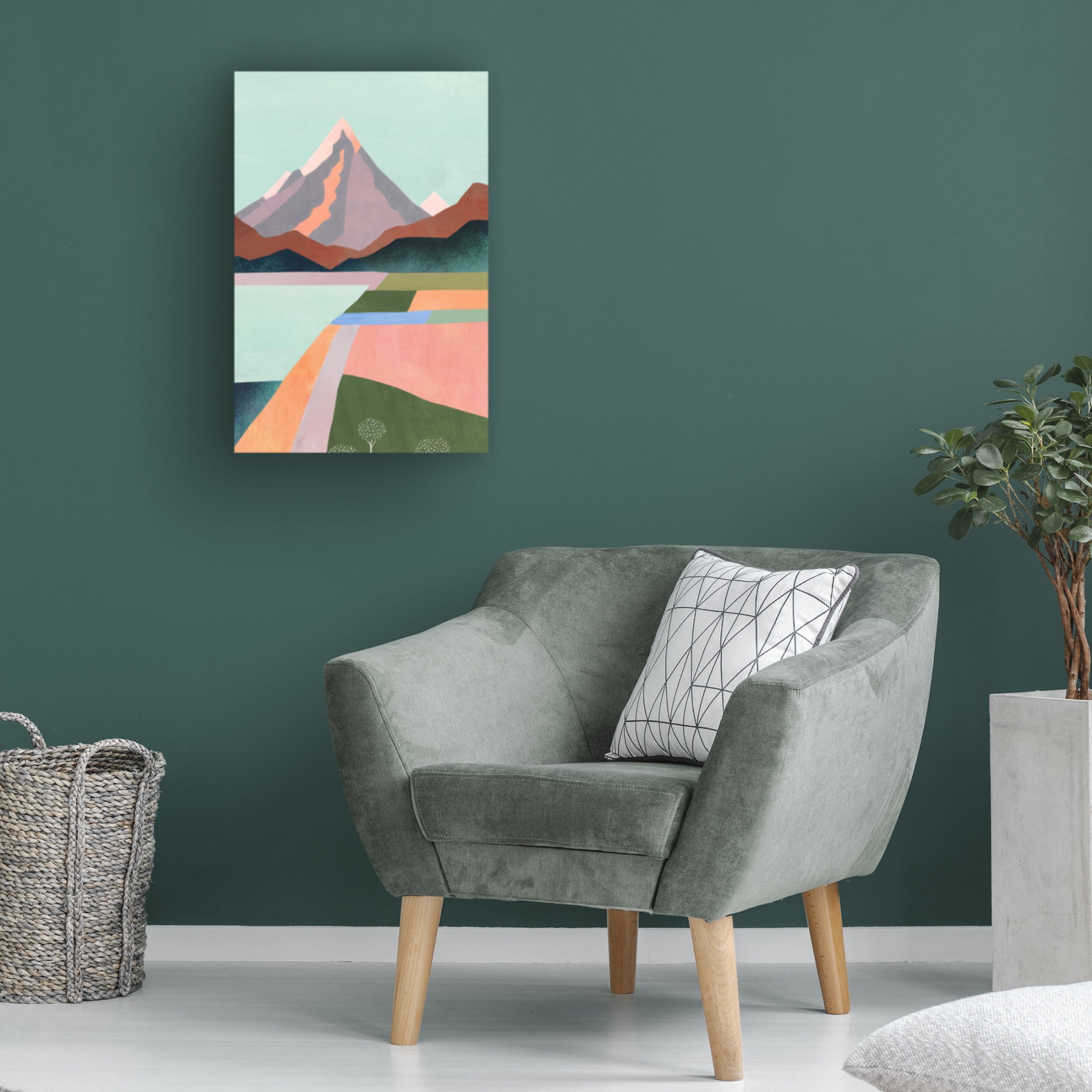 Trademark Fine Art longwayhome  First Blossom Canvas Wall Art
