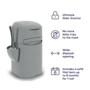 Litter Genie Easy Roll Cat Litter Disposal Pail, Odor Control, Includes Refill Bags & Scoop