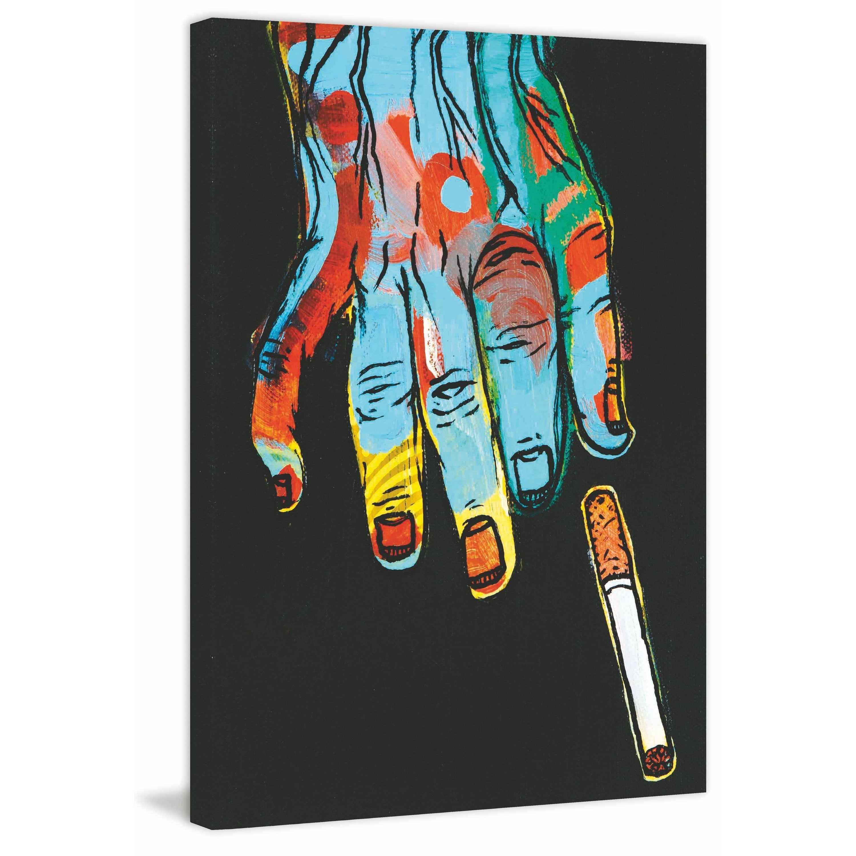 Marmont Hill "Cigarette" Print on Canvas