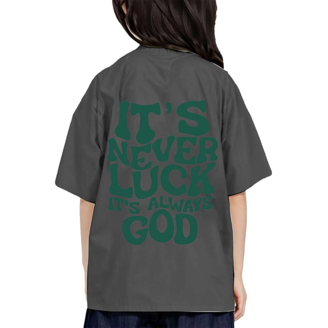 Fgnfyis T-Shirts pour Filles T-Shirts pour Enfants Imprimés Col Rond T-Shirt à Manches Courtes pour Garçons et Filles Hauts à Manches Courtes pour Garçons Gris 3-4 Ans