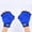 Blue, variant on Swimming Resistance Gloves - Webbed Gloves for Water Aerobics, Aquatic Fitness, and Swim Training - Blue
