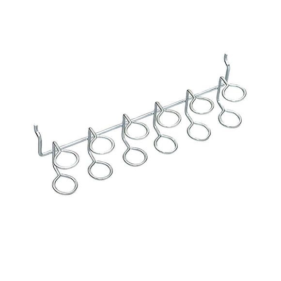 Perchero multiherramienta Crawford de acero zincado, 30 cm