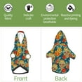 thumbnail image 6 of Salouo Skull And Flowers Pattern Small Dog Hoodie Sweatshirts Dog Clothes Coat Clothing Puppy Sweater Outfit Pullover Pet Winter Coat Sweater Outfit-Small, 6 of 7