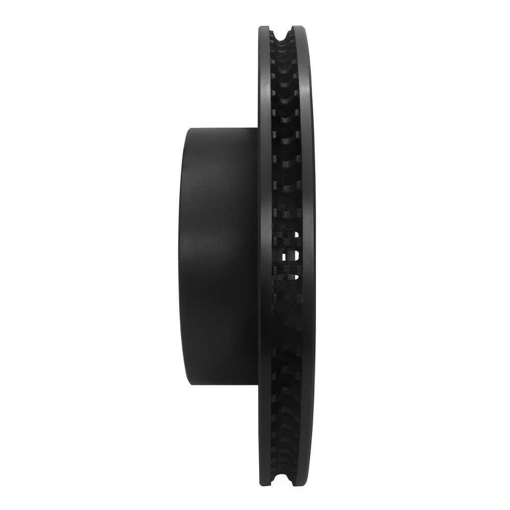 Dynamic Friction Company 633-76140R DFC Brake Rotor - Drilled And Slotted - Black