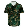 thumbnail image 4 of Vivianyo HD Short Sleeve Shirt for Men Men Fashion Casual Buttons Hawaii Printing Turndown Short Sleeve Shirt Blouse, 4 of 4