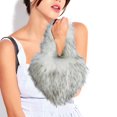 thumbnail image 2 of Ladies Soft Handbags Artificial Wool Women Bag Temperament Birthday Perfect Gift, 2 of 6